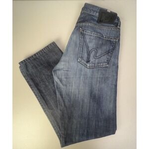 Citizens Of Humanity Jeans Mens 33x30 Blue Perfect Straight Leg Casual Made USA